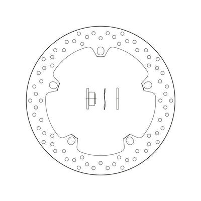 Brembo Serie Oro Fixed Front Brake Disc for BMW F 750 GS/F 850 GS/R 1200 GS/R 1200 R Models Brembo