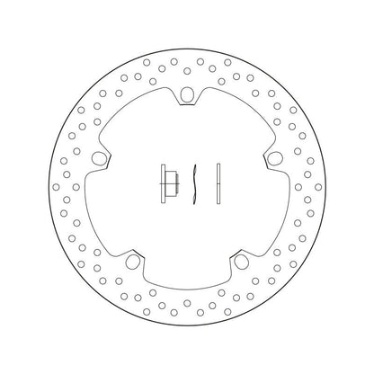 Brembo Serie Oro Fixed Front Brake Disc for BMW F 750 GS/F 850 GS/R 1200 GS/R 1200 R Models Brembo