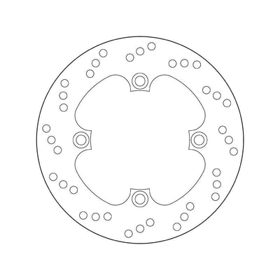 Brembo Serie Oro Fixed Rear Brake Disc for most Honda/Triumph Models