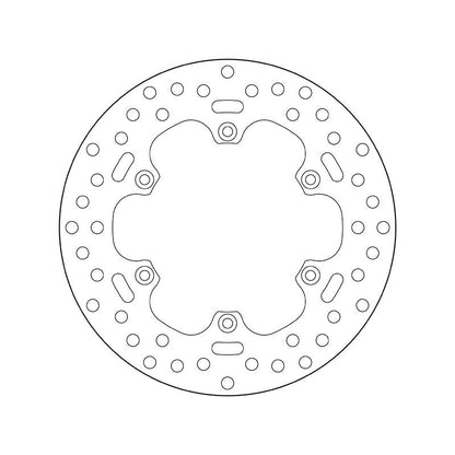 Brembo Serie Oro Fixed Rear Brake Disc for CCM DS 644/R30/most Gas Gas/Husaberg/Husqvarna/KTM Models Brembo