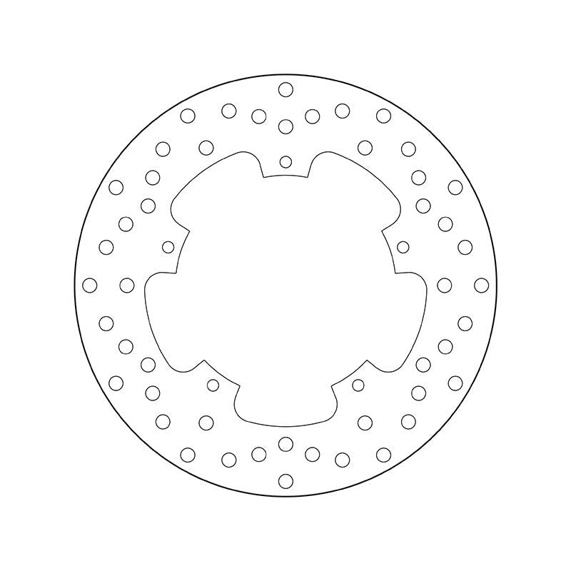 Brembo Serie Oro Fixed Rear Brake Disc for most Aprilia/Gilera/Piaggio Models