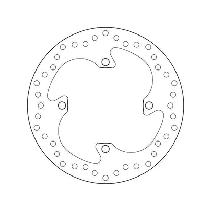 Brembo Serie Oro Fixed Rear Brake Disc for Kawasaki KX 125/KX 250/F/KLX 450 R/KX F/Suzuki RMZ 250 Brembo