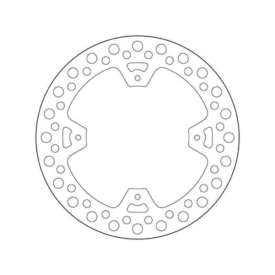 Brembo Serie Oro Fixed Rear Brake Disc for most HM/Honda Models Brembo
