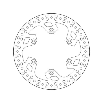Brembo Serie Oro Fixed Front Brake Disc for Yamaha YZ400F 99>