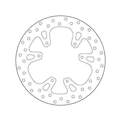 Brembo Serie Oro Fixed Rear Brake Disc for most HM Moto Models Brembo