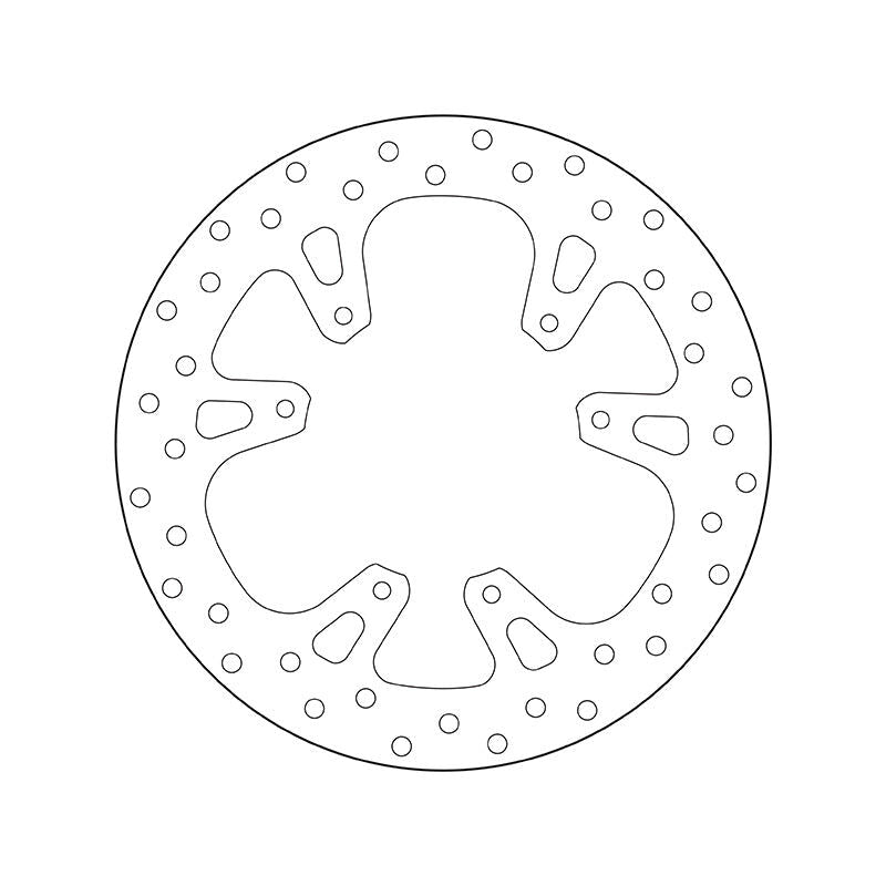 Brembo Serie Oro Fixed Rear Brake Disc for most HM Moto Models Brembo