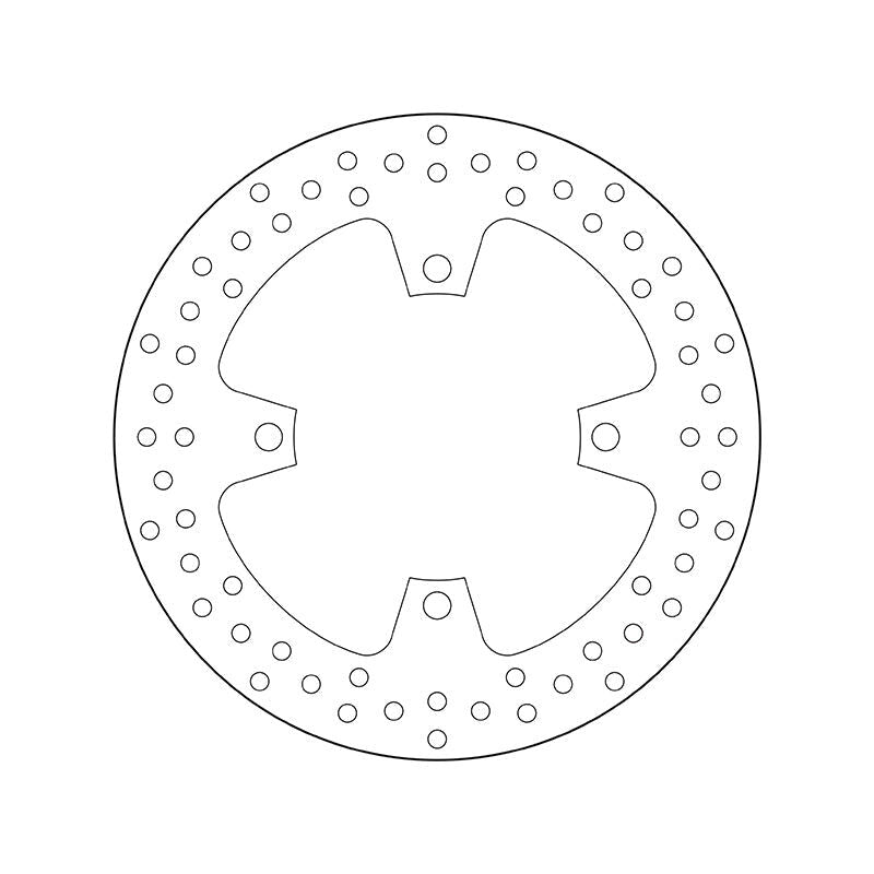 Brembo Serie Oro Fixed Rear Brake Disc for Kawasaki Z 750 R/ABS/Z 1000/SX/ABS/GTR 1400/ZZR 1400/ABS Brembo