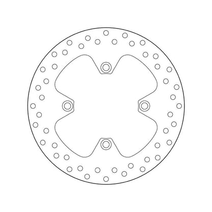 Brembo Serie Oro Fixed Rear Brake Disc for most Triumph Models (exc. Speed Triple R ABS/Sprint ST ABS)