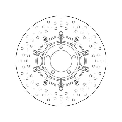 Brembo Serie Oro Fixed Rear Brake Disc for BMW R 65 LS/R 100/CS Brembo