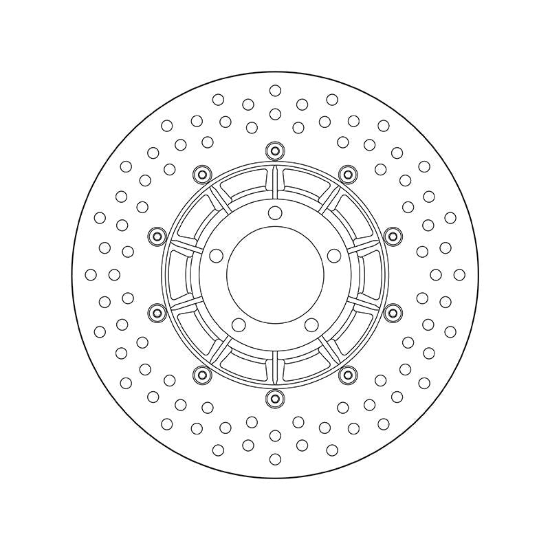 Brembo Serie Oro Fixed Rear Brake Disc for BMW R 65 LS/R 100/CS Brembo