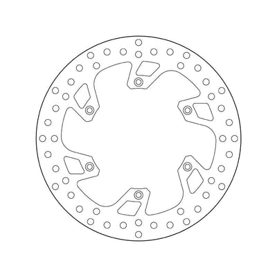 Brembo Serie Oro Fixed Rear Brake Disc for Beta/Husaberg/Husqvarna/KTM Models Brembo