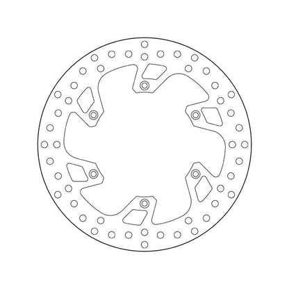 Brembo Serie Oro Fixed Rear Brake Disc for Beta/Husaberg/Husqvarna/KTM Models Brembo