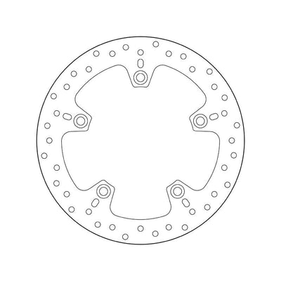 Brembo Serie Oro Fixed Rear Brake Disc for BMW C 400 X/F 650/F 700/F 750/F 800/F 850/S 1000 XR/HP2/K 1200/R 1200/R NINE T Models