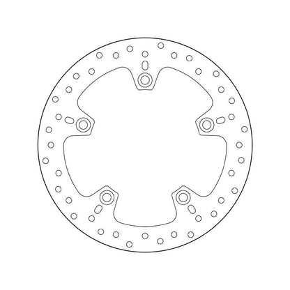 Brembo Serie Oro Fixed Rear Brake Disc for BMW C 400 X/F 650/F 700/F 750/F 800/F 850/S 1000 XR/HP2/K 1200/R 1200/R NINE T Models
