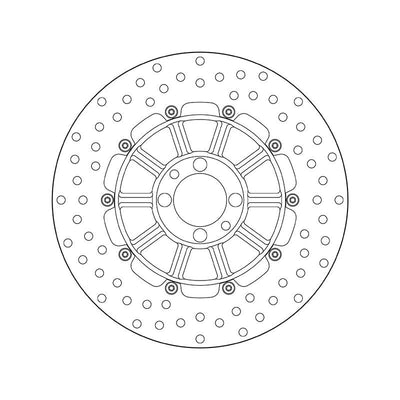 Brembo Serie Oro Fixed Rear Brake Disc for BMW K75/100/K1 Brembo