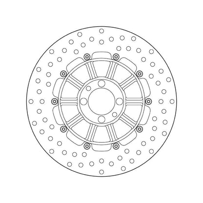 Brembo Serie Oro Fixed Rear Brake Disc for BMW K75/100/K1 Brembo