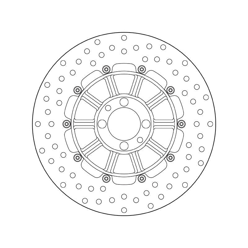 Brembo Serie Oro Fixed Rear Brake Disc for BMW K75/100/K1 Brembo