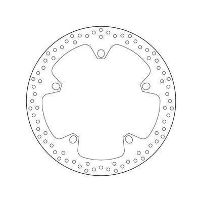 Brembo Serie Oro Fixed Rear Brake Disc for BMW F 800/R 850/K 1200/R 1100/R 1150/R 1200 Models Brembo