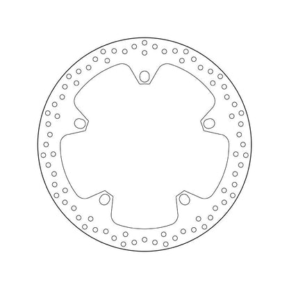 Brembo Serie Oro Fixed Rear Brake Disc for BMW F 800/R 850/K 1200/R 1100/R 1150/R 1200 Models Brembo