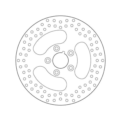 Brembo Serie Oro Fixed Rear Brake Disc for most Harley-Davidson FLHR/FLHS/FLHT/FLST/FLT/FX/XL/FXST Models