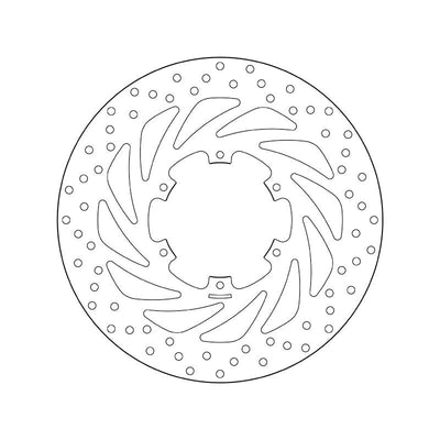 Brembo Serie Oro Fixed Rear Brake Disc for Aprilia Pegaso 125/Pegaso 650/I.E./Trail