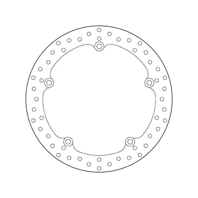 Brembo Serie Oro Fixed Rear Brake Disc for Honda Integra 700/NC S/NC 750 X/NC 750 S