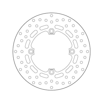 Brembo Serie Oro Fixed Rear Brake Disc for Honda CRF1000 Africa Twin ABS 16> Brembo