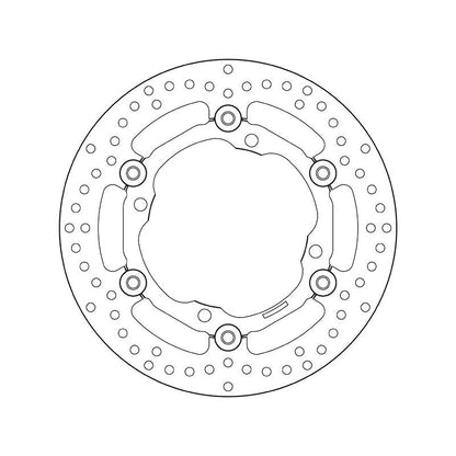 Brembo Serie Oro Floating Front Brake Disc for Suzuki RMZ 250/RMX 450/RMZ Brembo