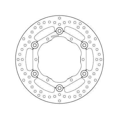 Brembo Serie Oro Floating Front Brake Disc for Suzuki RM 125/RM 250/RM X/DRZ 400 E/S