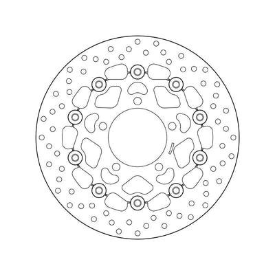 Brembo Serie Oro Floating Front Brake Disc for Kawasaki ZX-6RR/ZX-6R 636 Ninja Brembo