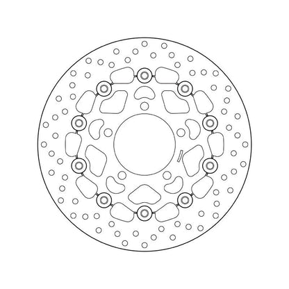 Brembo Serie Oro Floating Front Brake Disc for Kawasaki ZX-6RR/ZX-6R 636 Ninja Brembo