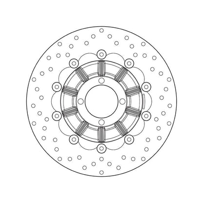 Brembo Serie Oro Floating Front Brake Disc for BMW R 800 GS/PD/R 1000 R/RS/RT