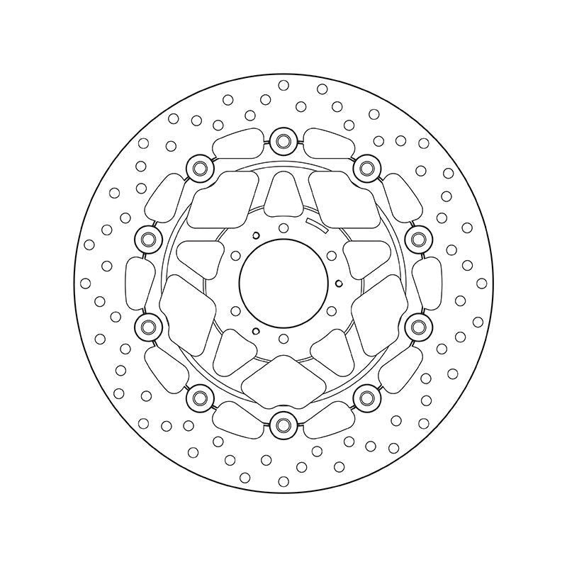 Brembo Serie Oro Floating Front Brake Disc for most Honda Models