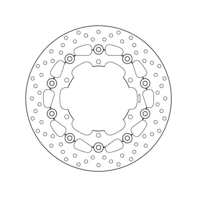 Brembo Serie Oro Floating Front Brake Disc for Yamaha XVS Virago Brembo