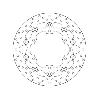 Brembo Serie Oro Floating Front Brake Disc for Yamaha XVS Virago Brembo