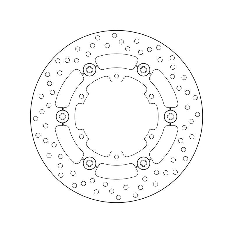 Brembo Serie Oro Floating Rear Brake Disc for KTM 1190 Adventure/R Brembo