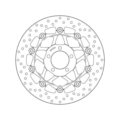 Brembo Serie Oro Floating Front Brake Disc for most Kawasaki Models Brembo