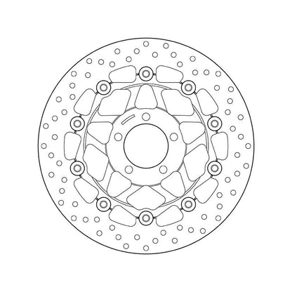 Brembo Serie Oro Floating Front Brake Disc for most Kawasaki Models Brembo