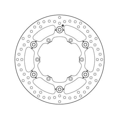 Brembo Serie Oro Floating Front Brake Disc for Yamaha YZ 250F 16-Up