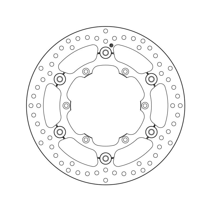 Brembo Serie Oro Floating Front Brake Disc for Yamaha YZ 250F 16-Up