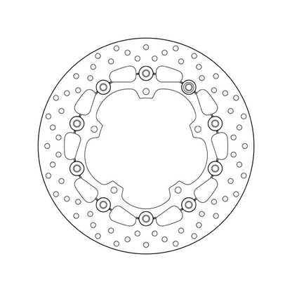 Brembo Serie Oro Floating Front Brake Disc for Yamaha MT-03 16-20/YZF-R3 15-19 Brembo