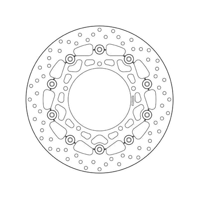 Brembo Serie Oro Floating Front Brake Disc for Yamaha YZF R6/Fazer 8/FZ 8/GTS 93-96/YZF R1/XTZ Supertenere Brembo