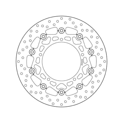 Brembo Serie Oro Floating Front Brake Disc for Yamaha YZF R6/Fazer 8/FZ 8/GTS 93-96/YZF R1/XTZ Supertenere Brembo