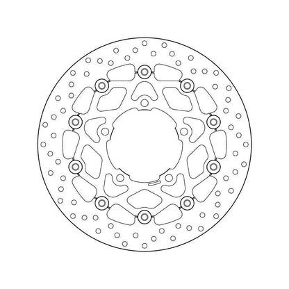 Brembo Serie Oro Floating Front Brake Disc for Suzuki GSX 600 R/GSX 750 R/GSX 1000 R