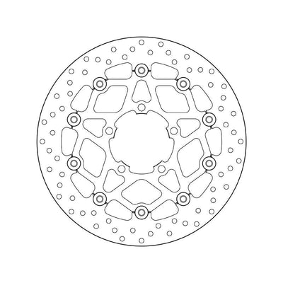 Brembo Serie Oro Floating Front Brake Disc for Triumph Street Triple 675/R Brembo
