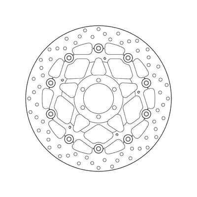 Brembo Serie Oro Floating Front Brake Disc for Aprilia/Benelli/Bimota/Cagiva/Ducati/Gilera/KTM/Laverda/Mondial/Moto Guzzi/Moto Morino/Voxan/Yamaha Brembo