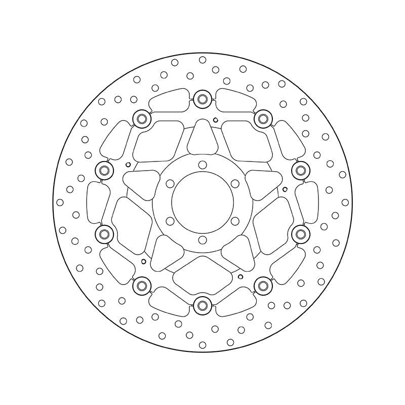 Brembo Serie Oro Floating Front Brake Disc for Aprilia/Benelli/Bimota/Cagiva/Ducati/Gilera/KTM/Laverda/Mondial/Moto Guzzi/Moto Morino/Voxan/Yamaha Brembo