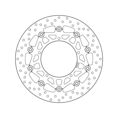 Brembo Serie Oro Floating Front Brake Disc for Yamaha FZ1/-S Fazer/YZF R1 Brembo