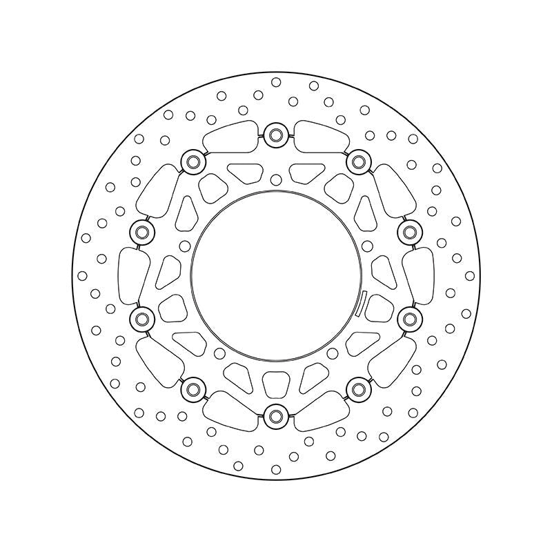 Brembo Serie Oro Floating Front Brake Disc for Yamaha FZ1/-S Fazer/YZF R1 Brembo