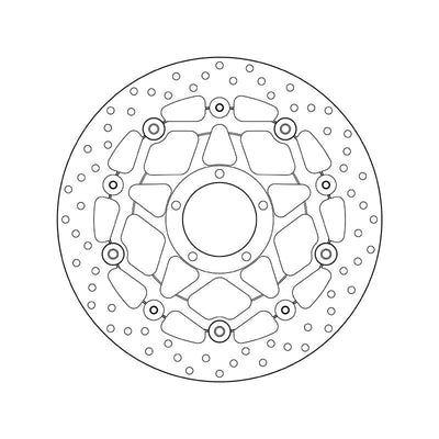 Brembo Serie Oro Floating Front Brake Disc for Ducati Streetfighter 848/S